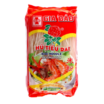 Tagliatelle di riso - Rice Noodles - Hủ Tiếu Dai 2,5mm - 500 g.