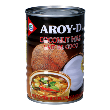 AROY-D Latte di Cocco per cucinare - Coconut milk for cooking - Nước cốt dừa 400 ml