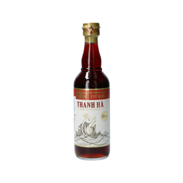 Salsa di pesce di Phú Quốc 38°N - Phú Quốc's Fish Sauce Glass Bottle 38°N - Nước Mắm Nhĩ Phú Quốc 38° N - 510 ml