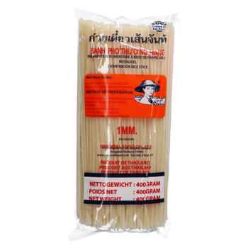 Tagliolini di riso per Phở o Pad Thai 1 mm - Bánh Phở 1mm 400 gr