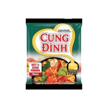 Noodles istantanei al gusto di Gamberi 85 g- Hot & Sour Prawn Hot Pot Flavor