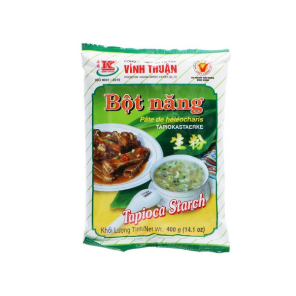 Farina di tapioca 400 g- Tapioca Starch - Bột Năng 400 g.