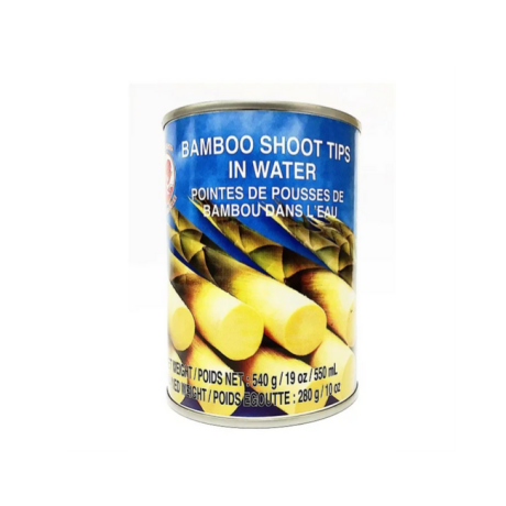 Cock Brand - Germogli di bambù interi in acqua - Bamboo Shoot Strips in Water - 540 gr