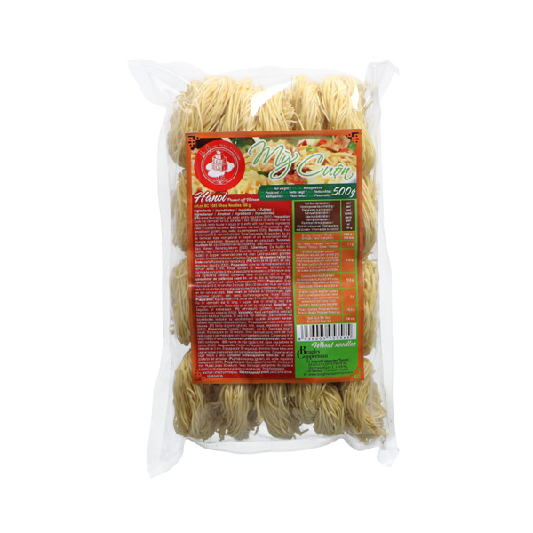 Noodles all'uovo per Hot Pot -Mì lẩu cuốn tròn 500 gr