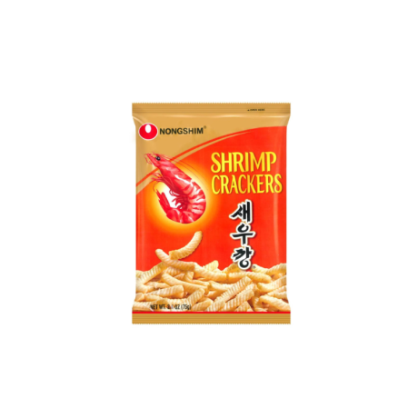 Crackers gusto gamberi 'Nongshim' - Shrimp Crackers - Bánh snack vị tôm Hàn Quốc 75 g