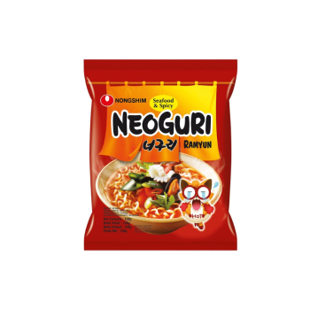 Nongshim Noodles istantanei piccanti Neoguri seafood 120g