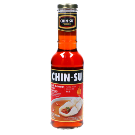 Salsa di pesce Chinsu - Fish Sauce Glass Bottle - Nước Mắm Chinsu -500ml