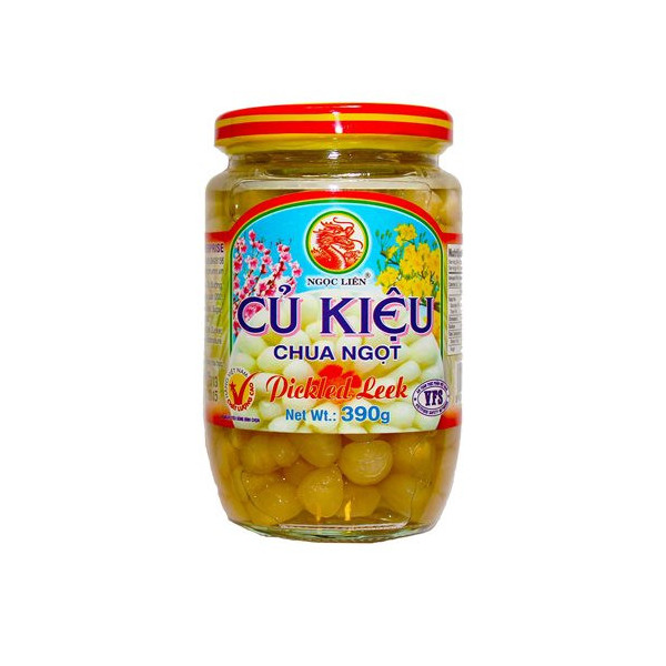 Porri piccoli in salamoia -Pickled Leek- Củ kiệu - 390 g.