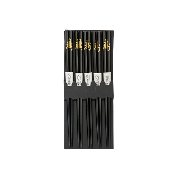 Bacchette colorate stile Giapponese Kotobuki -Chopsticks Giftset - 5 paia