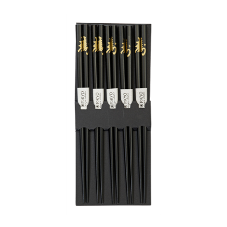 Bacchette colorate stile Giapponese Kotobuki -Chopsticks Giftset - 5 paia