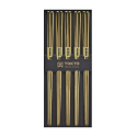 Bacchette dorate stile Giapponese -Chopsticks Gold- 5 paia